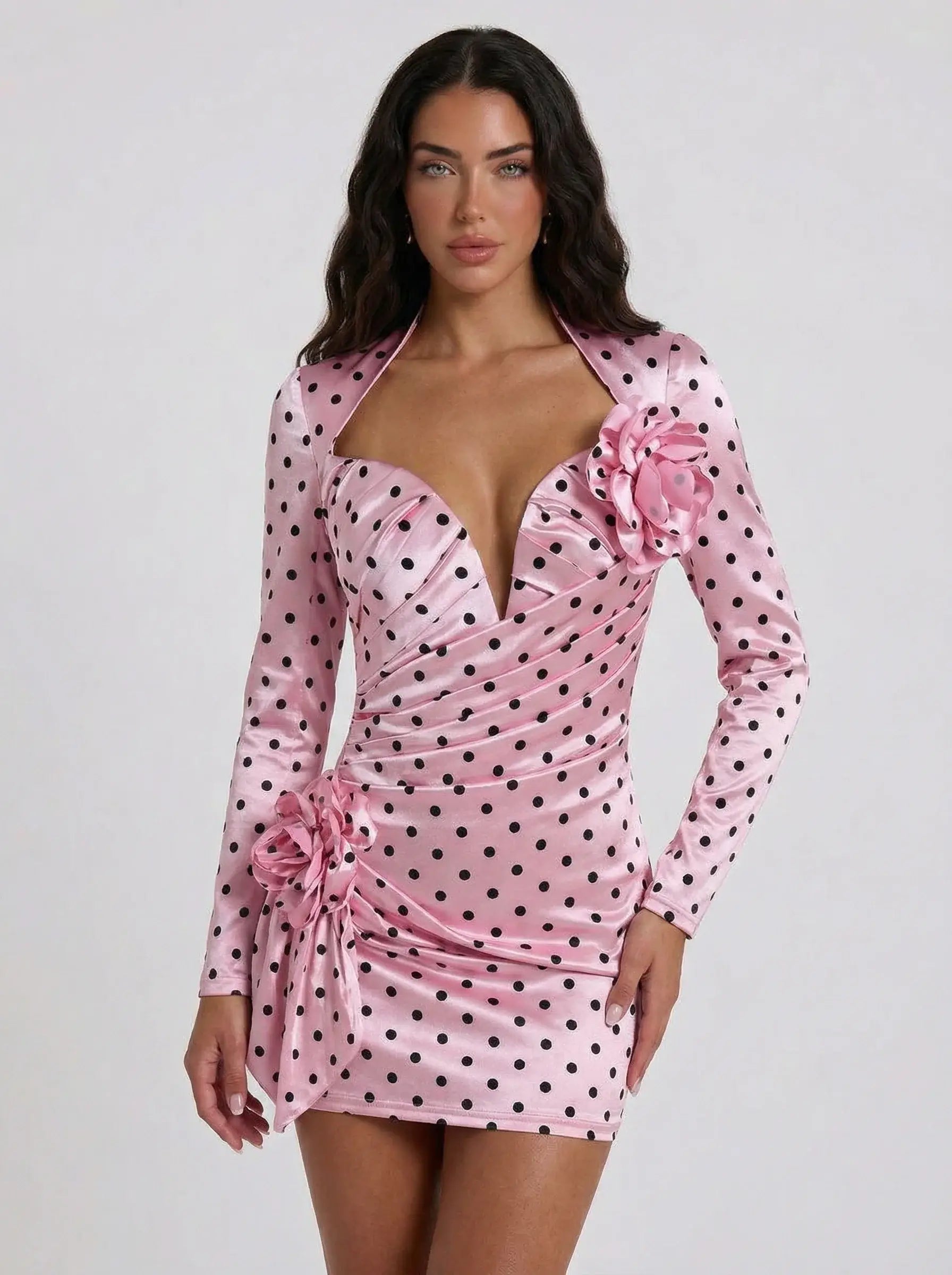 RoséLuxe Bloom Mini Dress