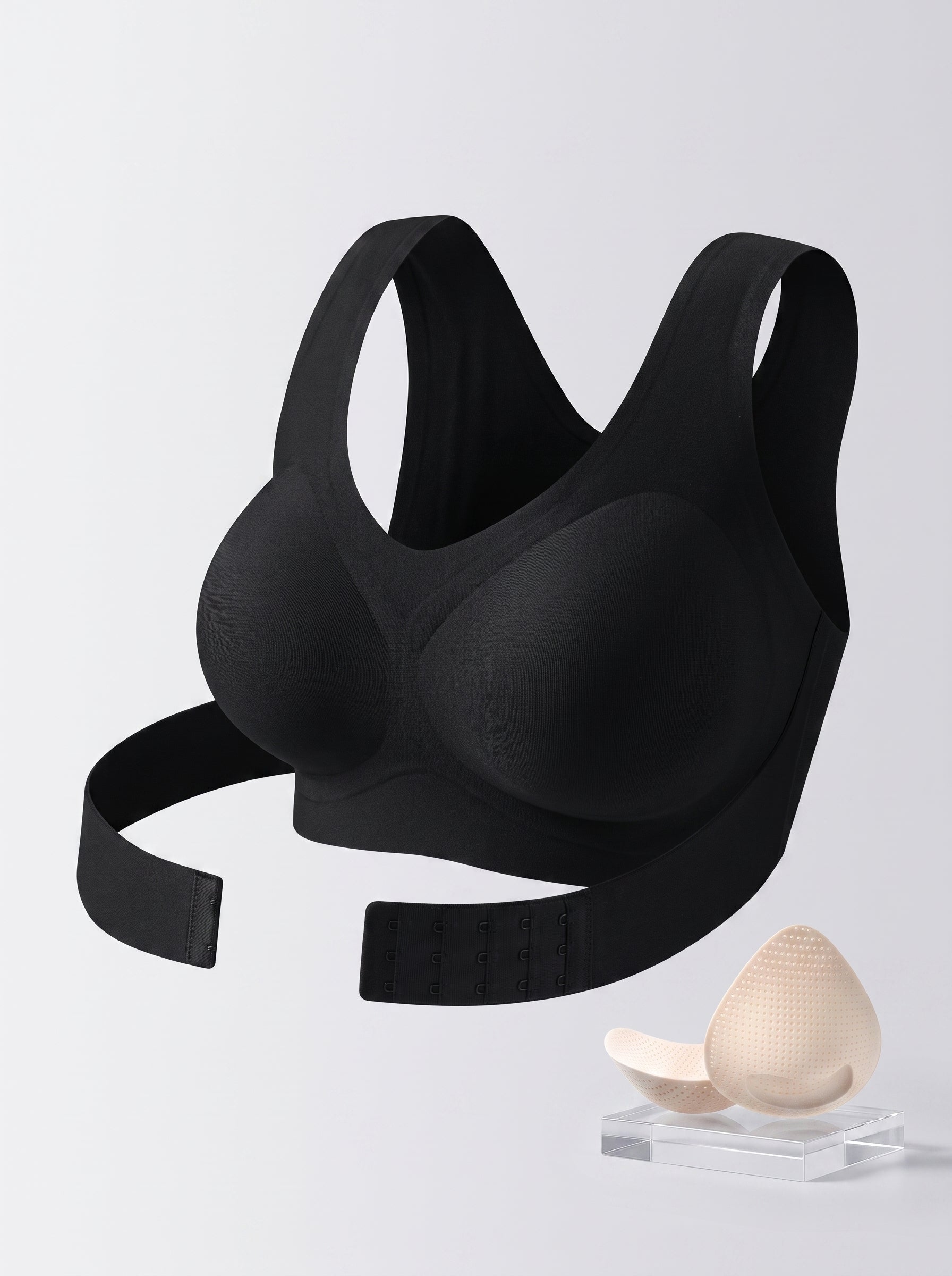 Posture-Sculpting Seamless Support Bra