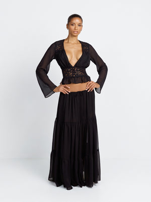 Lace Splice Sheer Co-ord Set