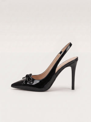 Bow Detail Slingback Heels