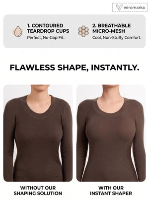 Posture-Sculpting Seamless Support Bra