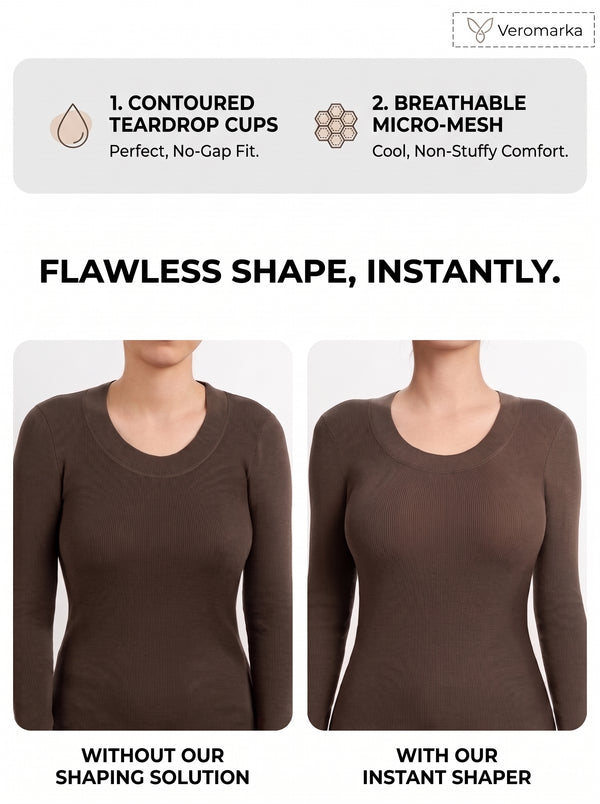 Posture-Sculpting Seamless Support Bra