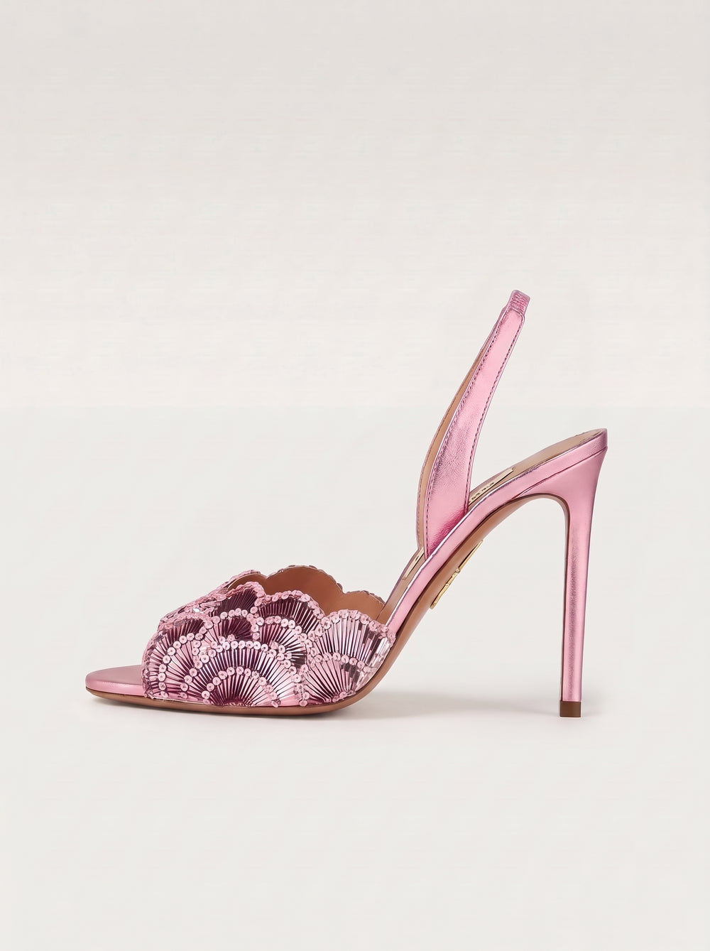 Genuine Leather Strappy Stiletto Sandals