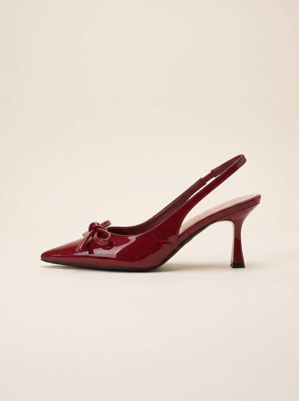 Bow Detail Slingback Heels