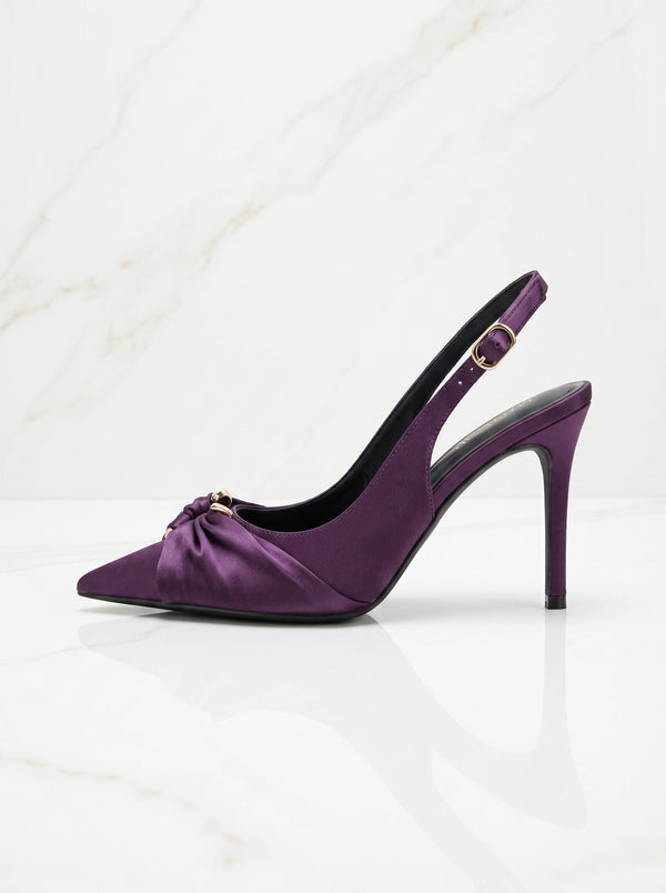 Pointed Toe Slingback Stiletto