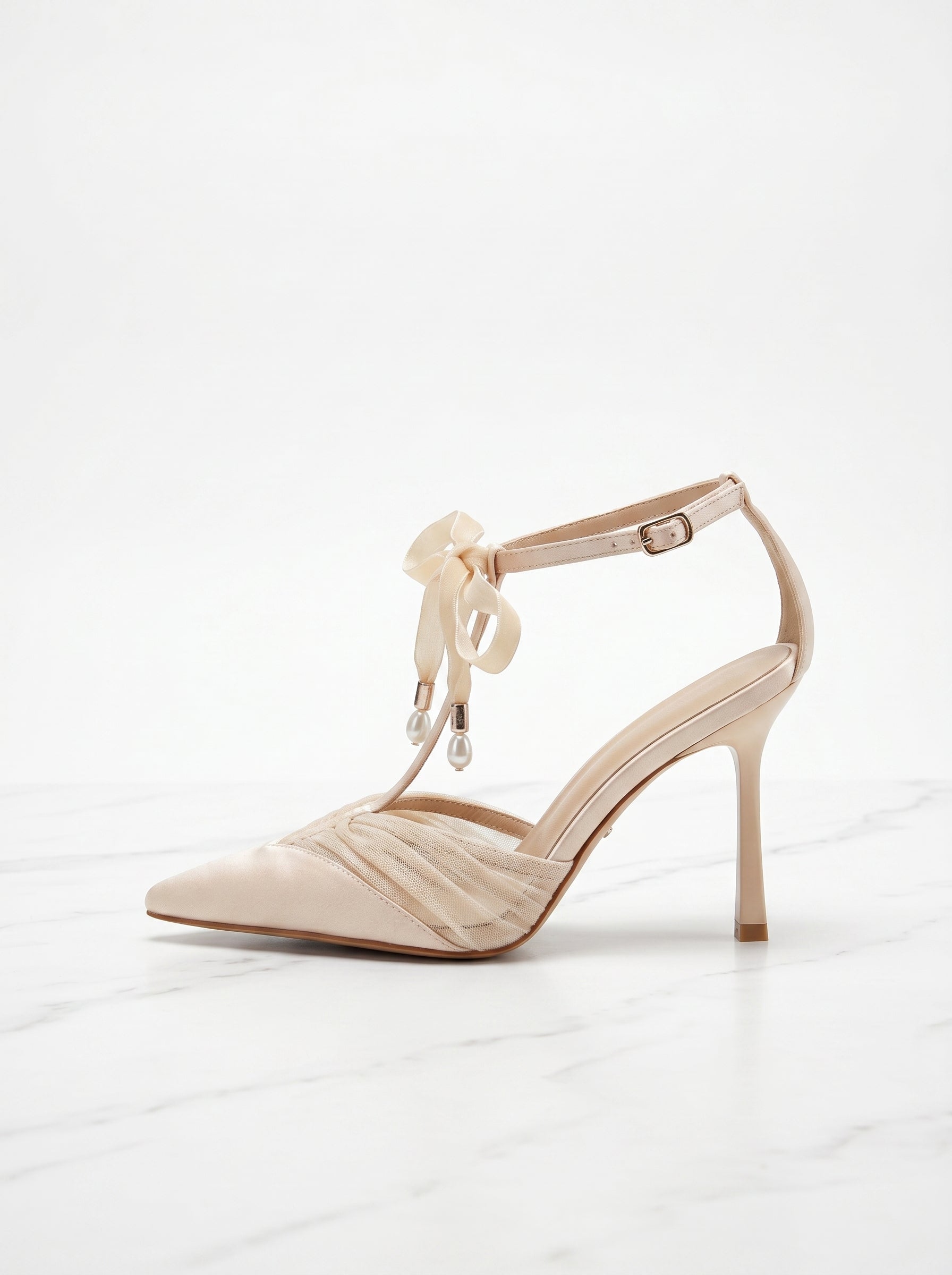 Pointed Toe Bow Stiletto