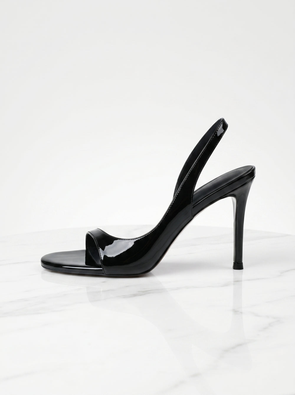 Open Toe Slingback Stiletto