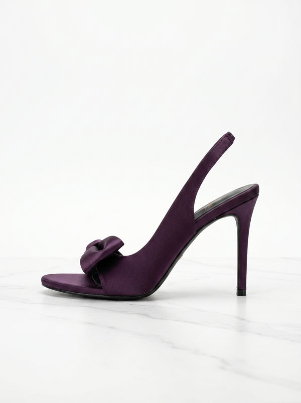 Bow Stiletto Slingback Sandal