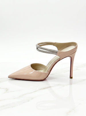 Pointed Toe Crystal Heel