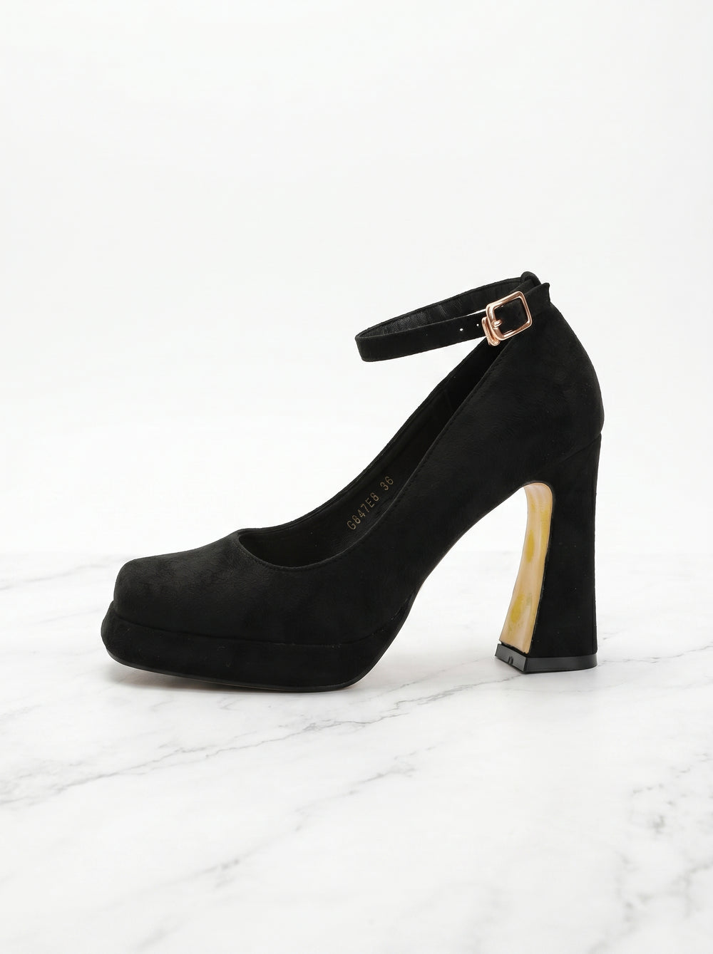 Square Toe Platform Heel