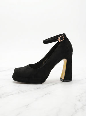 Square Toe Platform Heel