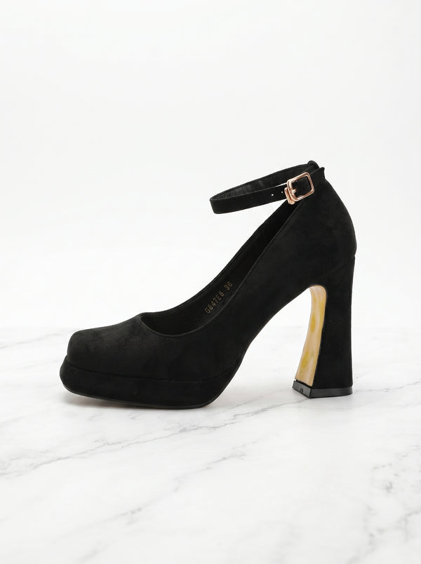Square Toe Platform Heel