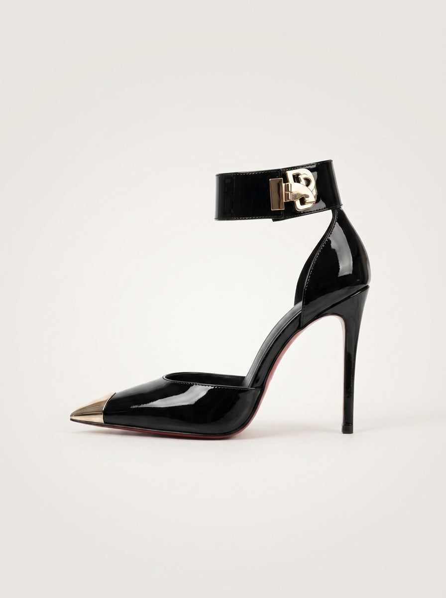 Metal Toe Stiletto Heel
