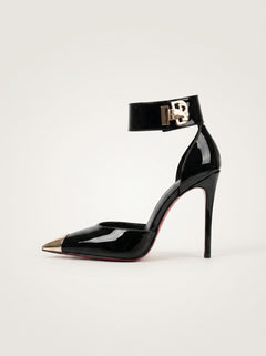 Metal Toe Stiletto Heel in black — stiletto heel, VeroMarka