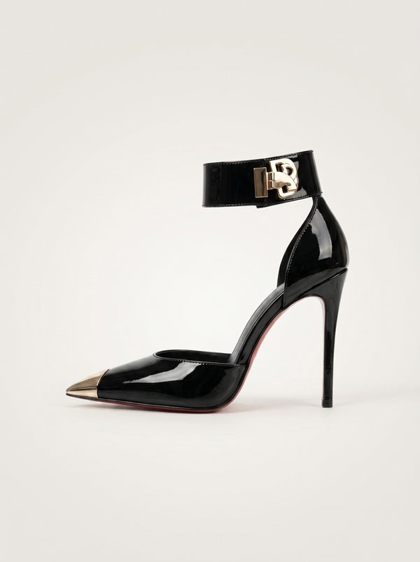 Metal Toe Stiletto Heel