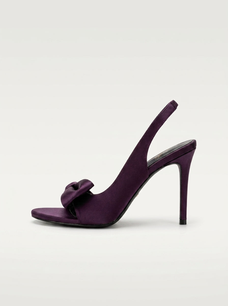 Bow Stiletto Slingback Sandal