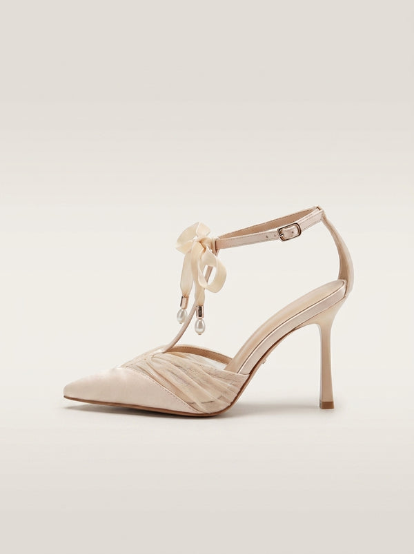 Pointed Toe Bow Stiletto