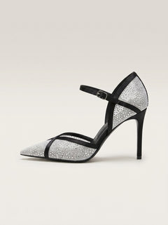 Crystal Mesh Stiletto Heel