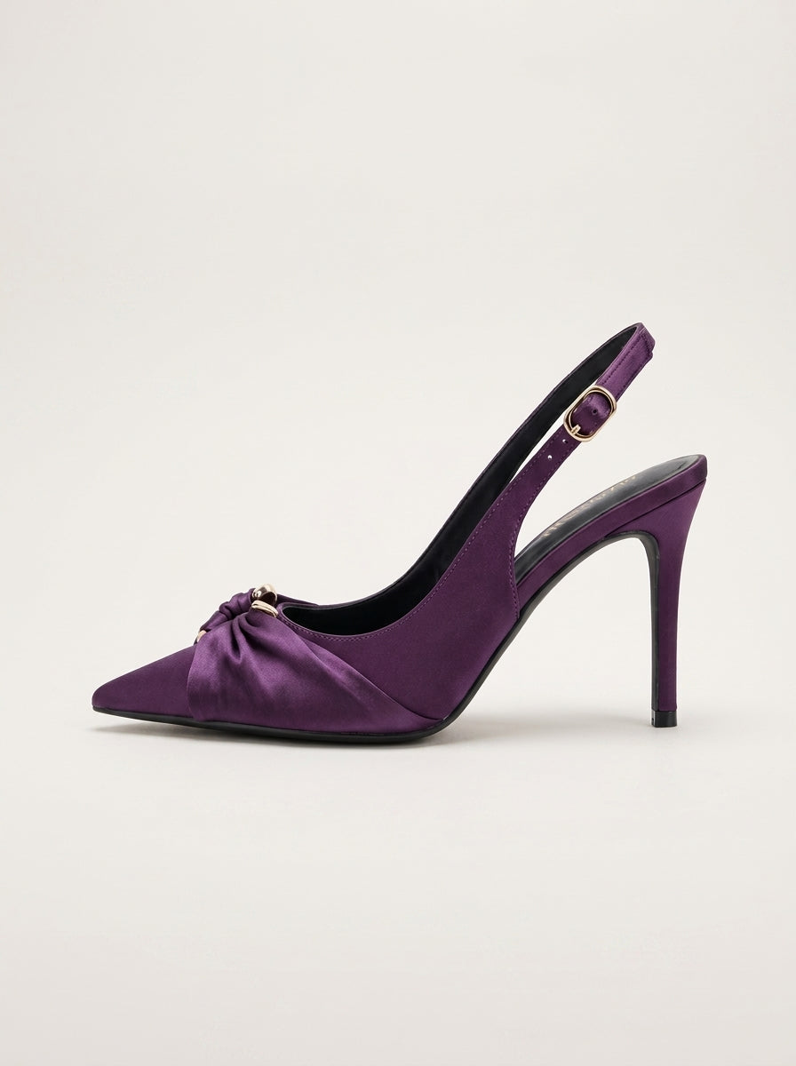Pointed Toe Slingback Stiletto