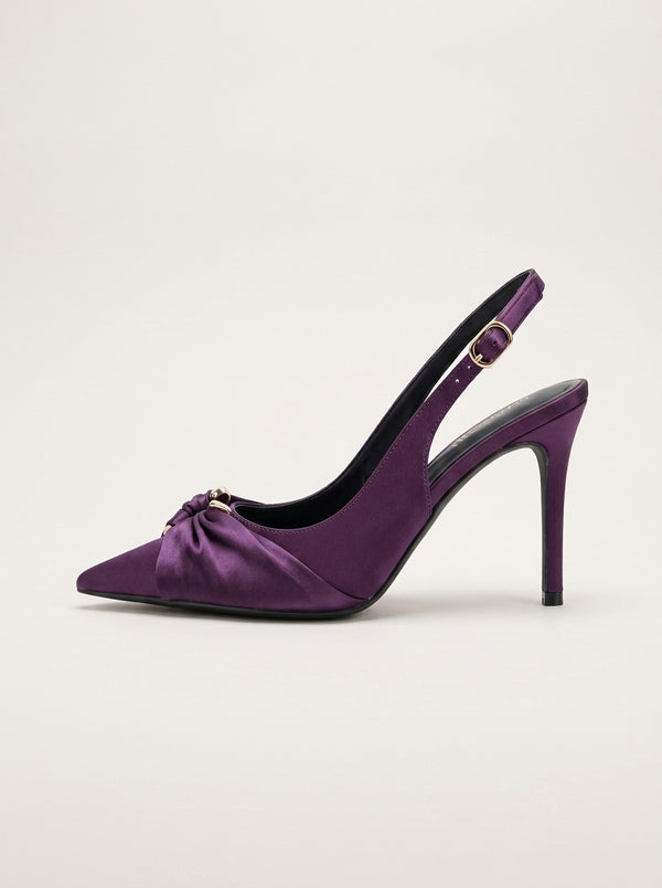 Pointed Toe Slingback Stiletto
