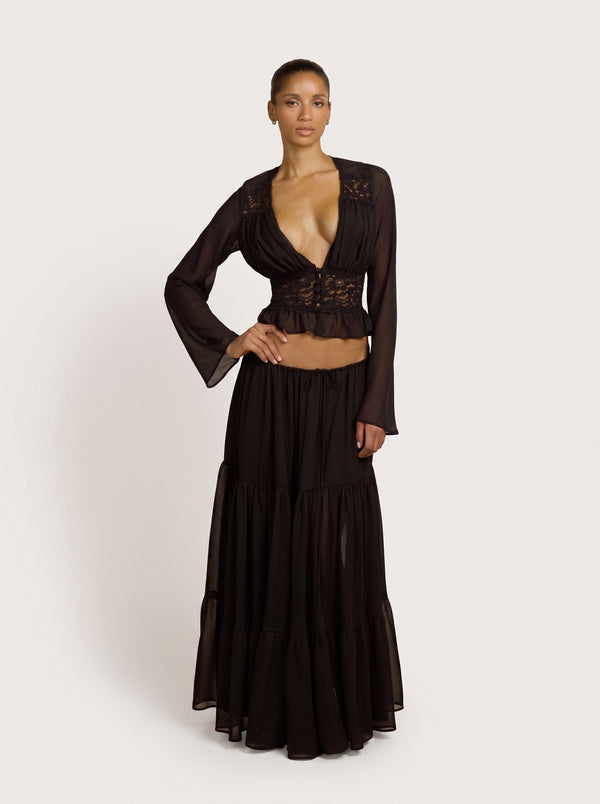 Lace Splice Sheer Co-ord Set