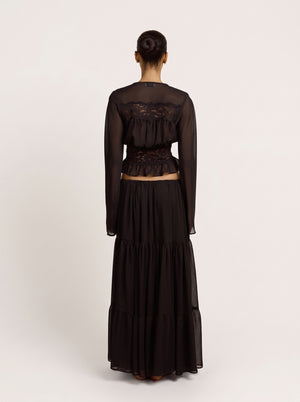 Lace Splice Sheer Co-ord Set
