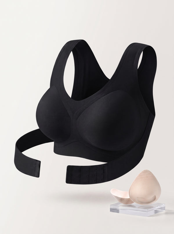 Posture-Sculpting Seamless Support Bra
