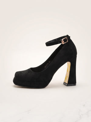 Square Toe Platform Heel