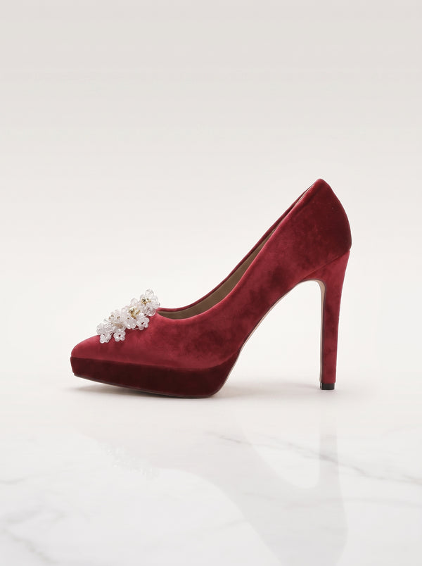 Embellished Pointed Stiletto Pump