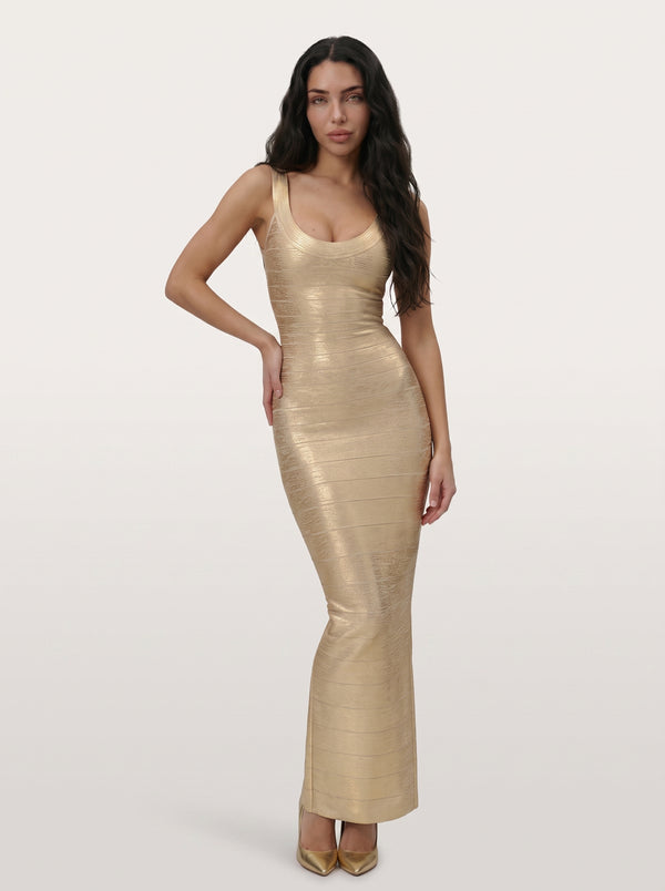 Goldéra Sculpt Maxi Dress