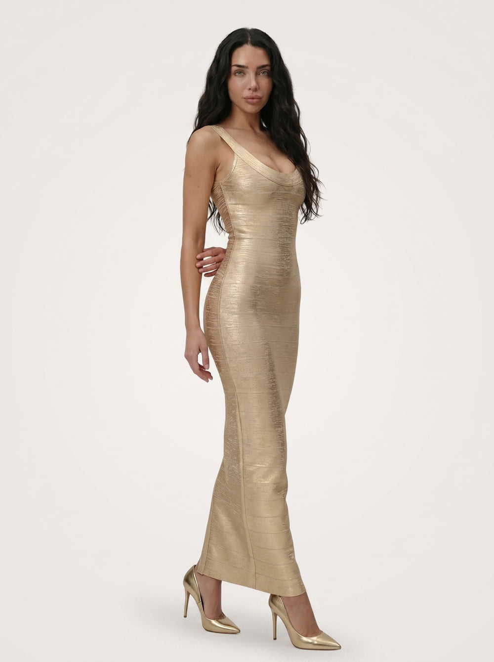 Goldéra Sculpt Maxi Dress