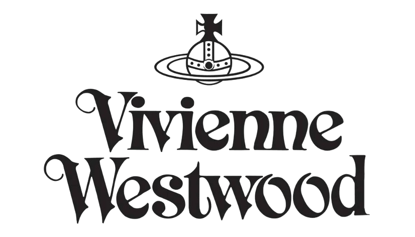 Vivienne Westwood logo with crown emblem on a white background