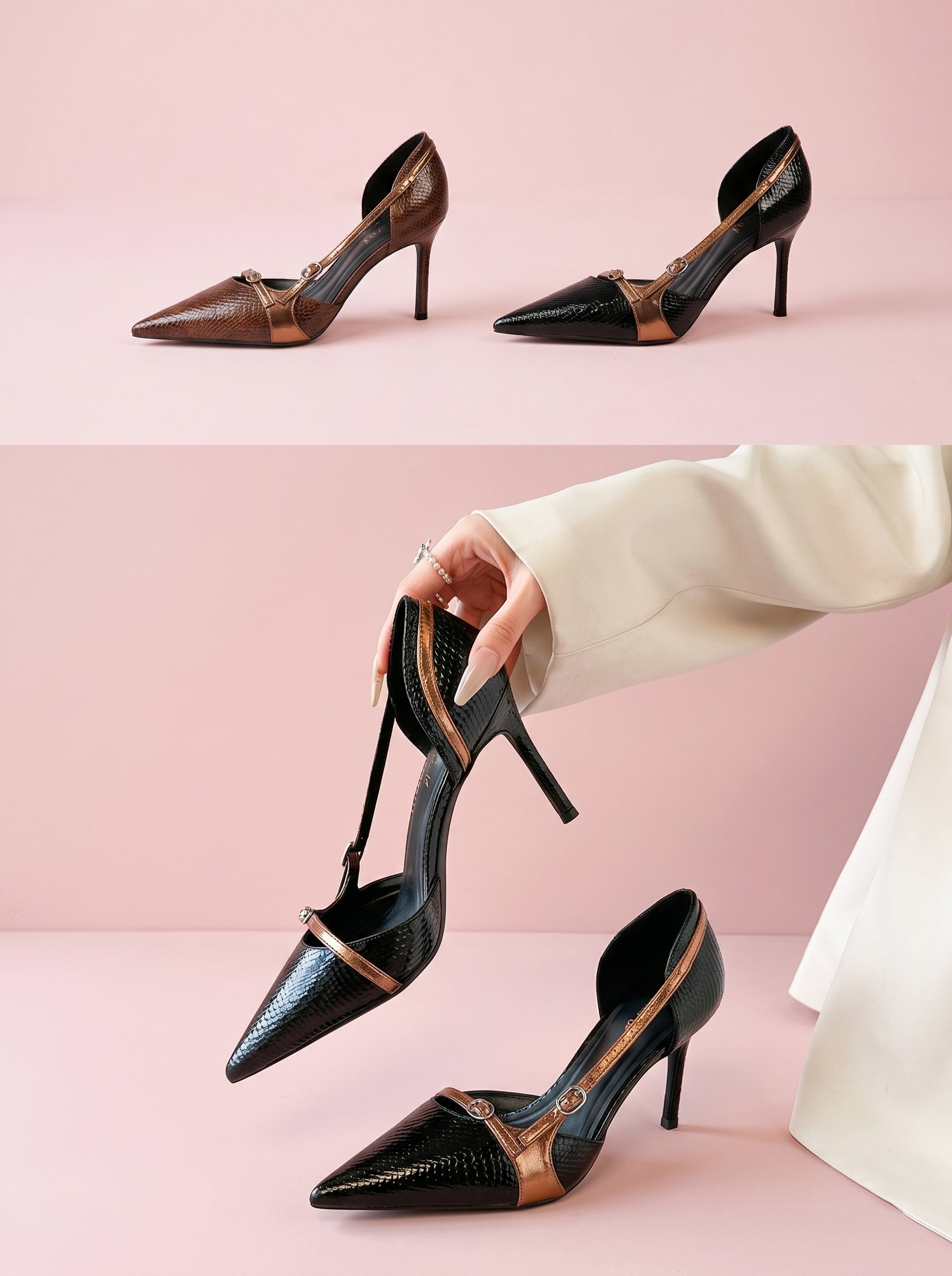 Pointed Toe Stiletto Heel