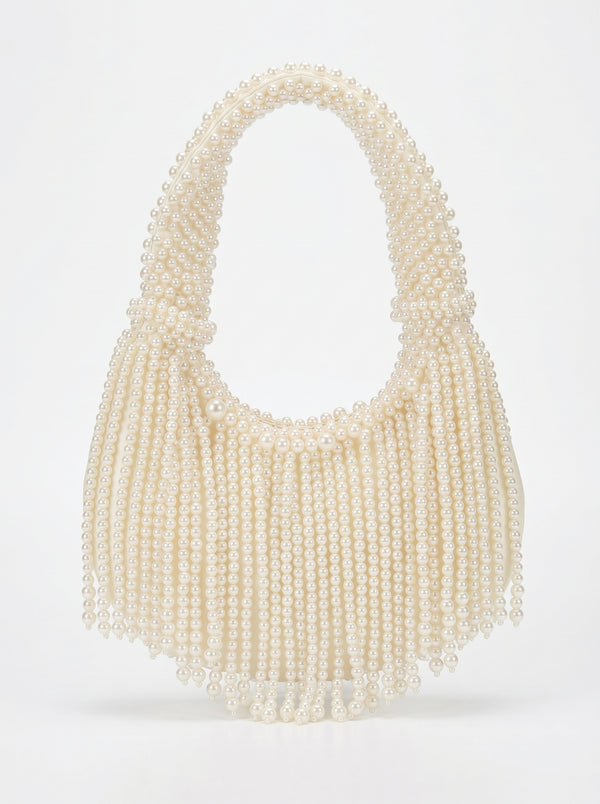 Pearl Tassel Underarm Bag